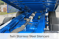 Twin Stainless Steel Silencers